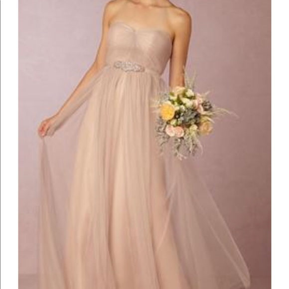 Anthropologie Dresses & Skirts - Anthropologie BHLDN Annabelle BM Dress Dusty Rose